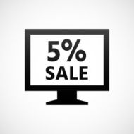 Computer Monitor icon on a white background - ShadeSeries N14