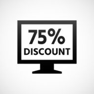 Computer Monitor icon on a white background - ShadeSeries N35