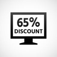 Computer Monitor icon on a white background - ShadeSeries N37