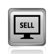 Computer Monitor icon on a square button - SteelSeries N50