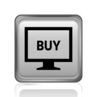 Computer Monitor icon on a square button - SteelSeries N59