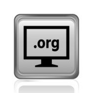 Computer Monitor icon on a square button - SteelSeries N62