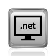 Computer Monitor icon on a square button - SteelSeries N63
