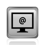 Computer Monitor icon on a square button - SteelSeries N65
