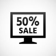 Computer Monitor icon on a white background - ShadeSeries N40