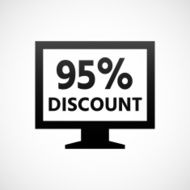 Computer Monitor icon on a white background - ShadeSeries N45