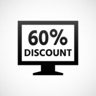 Computer Monitor icon on a white background - ShadeSeries N46