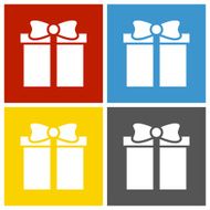 Gift Box icon on square buttons - SquareSeries