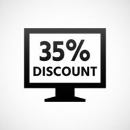 Computer Monitor icon on a white background - ShadeSeries N50