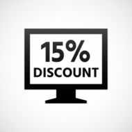 Computer Monitor icon on a white background - ShadeSeries N54
