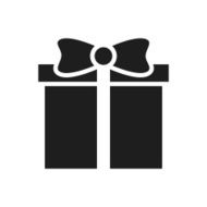 Gift Box icon on a white background - SingleSeries