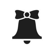Bell icon on a white background - SingleSeries
