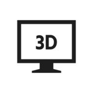 Computer Monitor icon on a white background - SingleSeries N93