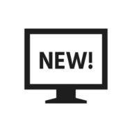 Computer Monitor icon on a white background - SingleSeries N102
