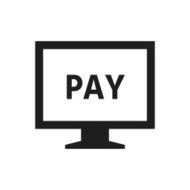Computer Monitor icon on a white background - SingleSeries N104