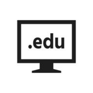 Computer Monitor icon on a white background - SingleSeries N116