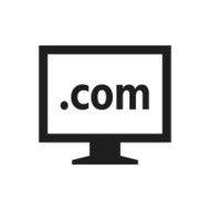 Computer Monitor icon on a white background - SingleSeries N119