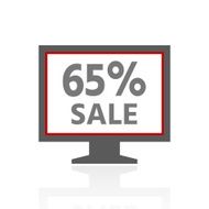 Computer Monitor icon on a white background - ProSeries N4