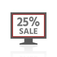 Computer Monitor icon on a white background - ProSeries N12