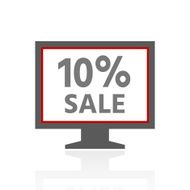 Computer Monitor icon on a white background - ProSeries N15