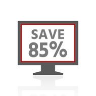 Computer Monitor icon on a white background - ProSeries N20