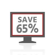 Computer Monitor icon on a white background - ProSeries N24