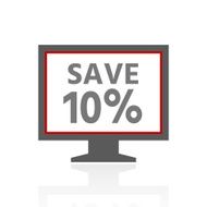 Computer Monitor icon on a white background - ProSeries N35