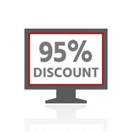 Computer Monitor icon on a white background - ProSeries N38