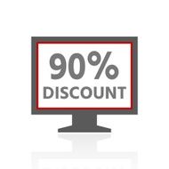 Computer Monitor icon on a white background - ProSeries N39