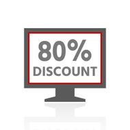 Computer Monitor icon on a white background - ProSeries N41