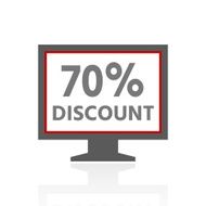 Computer Monitor icon on a white background - ProSeries N43