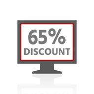 Computer Monitor icon on a white background - ProSeries N44