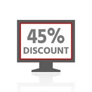 Computer Monitor icon on a white background - ProSeries N48