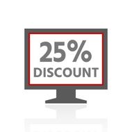 Computer Monitor icon on a white background - ProSeries N52