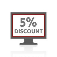 Computer Monitor icon on a white background - ProSeries N56