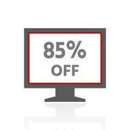 Computer Monitor icon on a white background - ProSeries N58