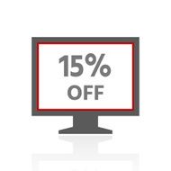 Computer Monitor icon on a white background - ProSeries N65