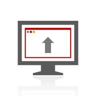 Computer Monitor icon on a white background - ProSeries N77