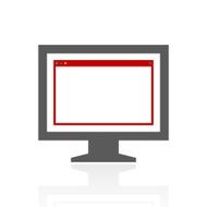 Computer Monitor icon on a white background - ProSeries N99
