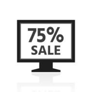 Computer Monitor icon on a white background - PrimeSeries N3