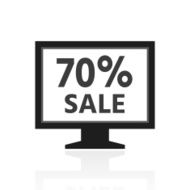 Computer Monitor icon on a white background - PrimeSeries N4