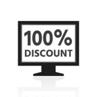 Computer Monitor icon on a white background - PrimeSeries N38
