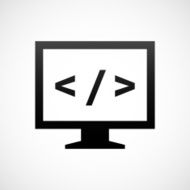 Computer Monitor icon on a white background - ShadeSeries N104