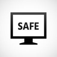 Computer Monitor icon on a white background - ShadeSeries N119