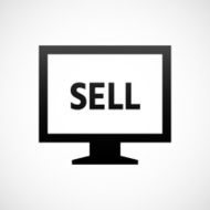 Computer Monitor icon on a white background - ShadeSeries N121