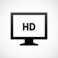 Computer Monitor icon on a white background - ShadeSeries N127