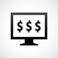 Computer Monitor icon on a white background - ShadeSeries N137