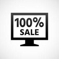 Computer Monitor icon on a white background - ShadeSeries N162