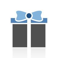 Gift Box icon on a white background - RoyalSeries
