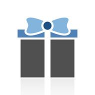 Gift Box icon on a white background - RoyalSeries